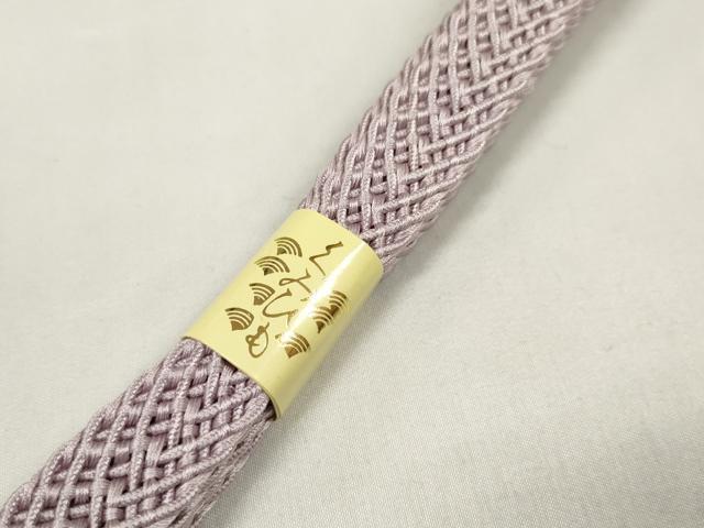 平和屋着物*夏物 和装小物 帯締め・帯揚げセット 絽 桔梗地紋 組紐 逸品 未使用 DAAV8509zzz