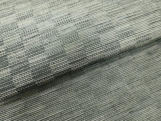 平和屋着物●訪問着 紬地 市松文様 正絹 逸品 DAAV8613tw