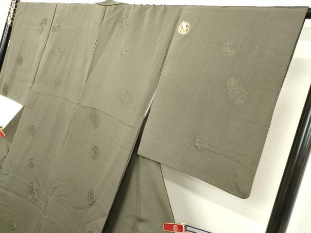 平和屋着物●友禅作家の巨匠 浅井青仁 訪問着 草花丸文 暈し染め 金彩 正絹 逸品 DAAV8639tw
