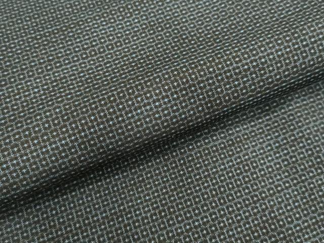 平和屋着物●男性 本場大島紬 アンサンブル 100亀甲 総詰め 正絹 逸品 未使用 DAAV8751tw
