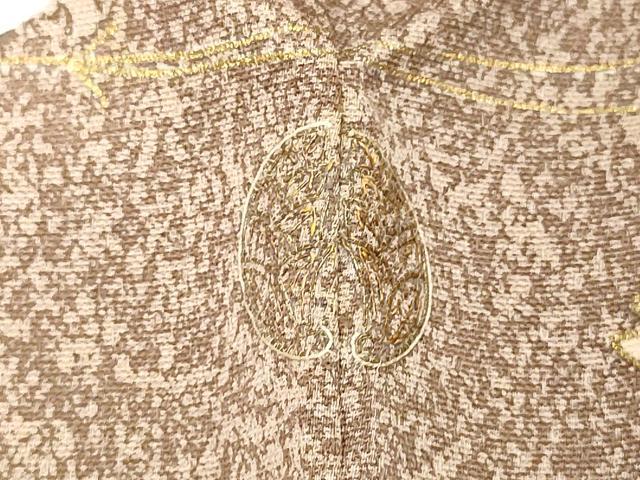 平和屋着物●訪問着 草花文 暈し染め 金彩 正絹 逸品 DAAV8762tw