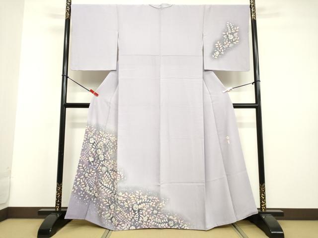 平和屋着物●越後十日町の一流染匠 桐屋・翠山工房 訪問着 絞り 辻が花 暈し染め 鬼しぼ縮緬 正絹 逸品 DAAV8769tw