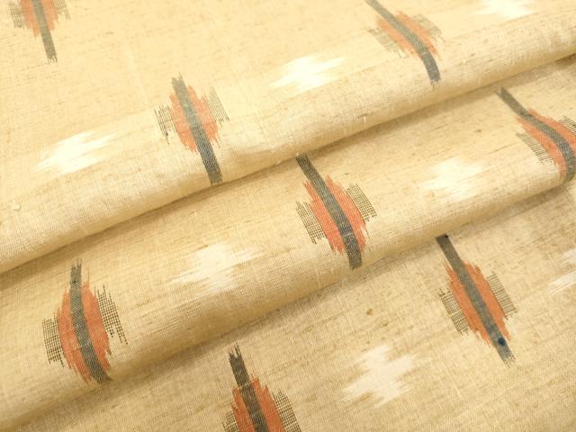 平和屋着物●上質な紬 抽象文様 正絹 逸品 DAAV8803tw