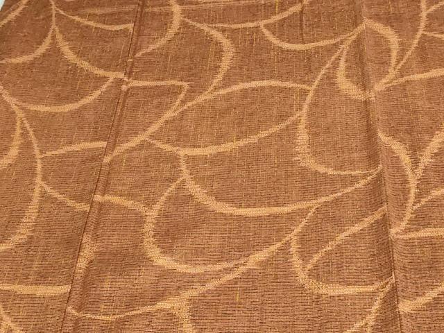平和屋着物▽上質な紬 単衣 唐草文 正絹 逸品 DAAV9543sf