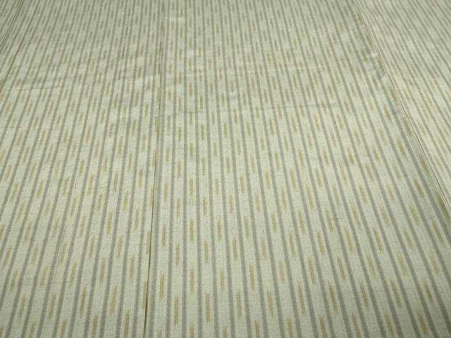 平和屋着物▽五代目・諏訪好風 紬 単衣 間道 反端付き 正絹 逸品 DAAV9572sf