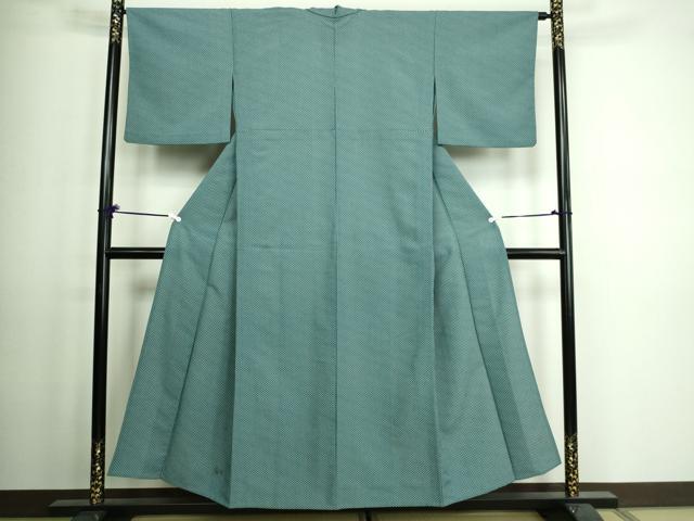 平和屋着物▽小紋 単衣 吉祥文 洗える着物 DAAV9574sf
