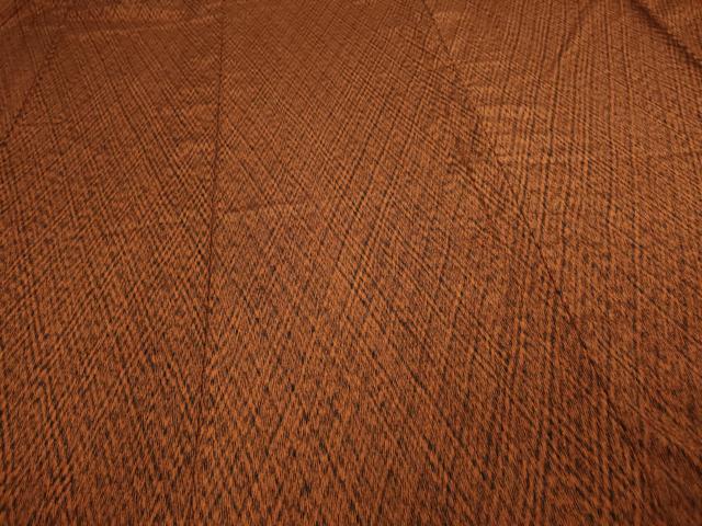平和屋着物▽本場大島紬 単衣 菱文 正絹 逸品 DAAV9582sf