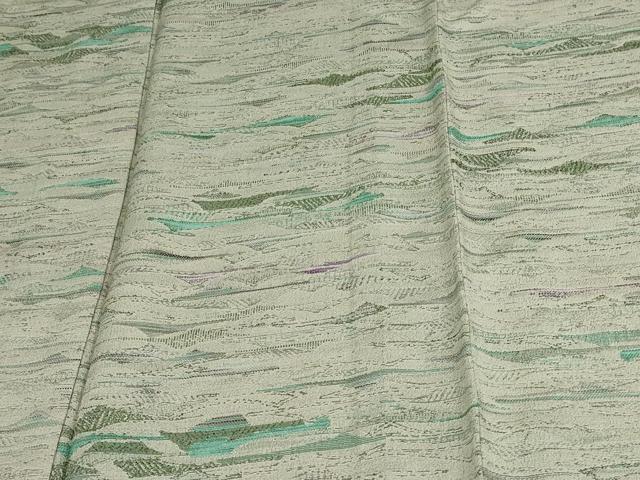 平和屋着物▽上質な小紋 単衣 霞文 正絹 逸品 DAAV9616sf
