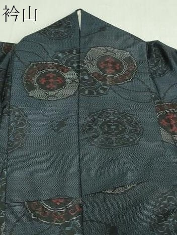 平和屋着物▽本場大島紬 単衣 正倉院花文 正絹 逸品 DAAV9636sf
