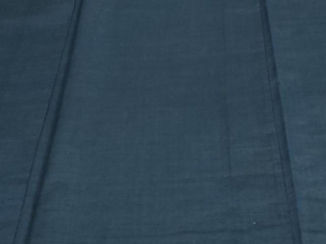 平和屋着物▽上質な紬 単衣 留紺色 正絹 逸品 DAAV9641sf