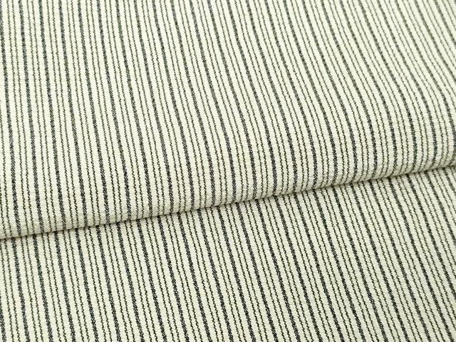 平和屋着物▽上質なお召 単衣 間道 正絹 逸品 DAAV9645sf