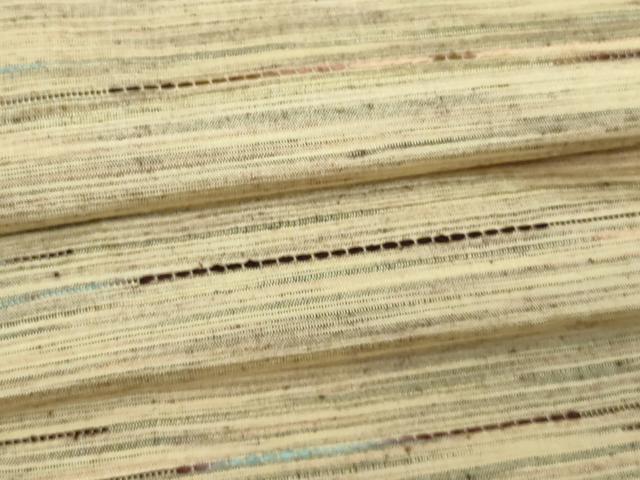 平和屋着物▽上質な紬 単衣 霞文 正絹 逸品 DAAV9670sf