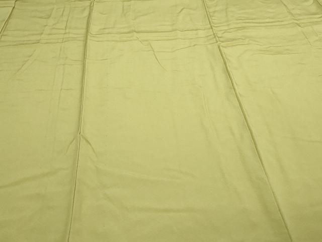 平和屋着物▽上質な色無地 単衣 抹茶色 正絹 逸品 未使用 DAAV9691sf