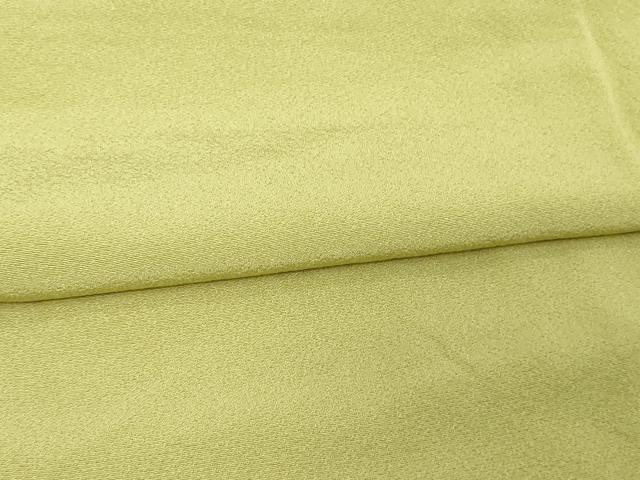 平和屋着物▽上質な色無地 単衣 抹茶色 正絹 逸品 未使用 DAAV9691sf