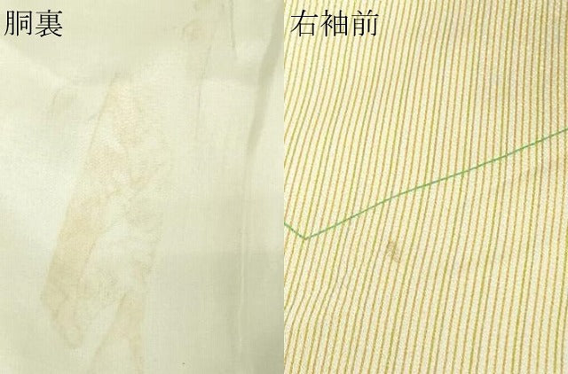 平和屋着物▽上質な小紋 単衣 舞花文 正絹 逸品 DAAV9701sf