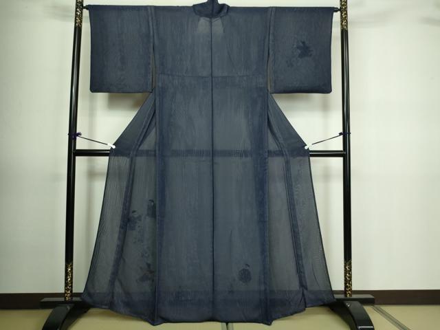平和屋着物▽訪問着 無双 紗袷 紗×紗 童子遊び 正絹 逸品 DAAV9717sf