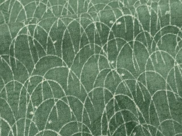 平和屋着物▽上質な小紋 単衣 芝文 正絹 逸品 DAAV9721sf