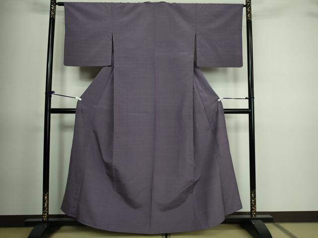 平和屋着物▽本塩沢 単衣 蚊絣 正絹 逸品 DAAV9739sf