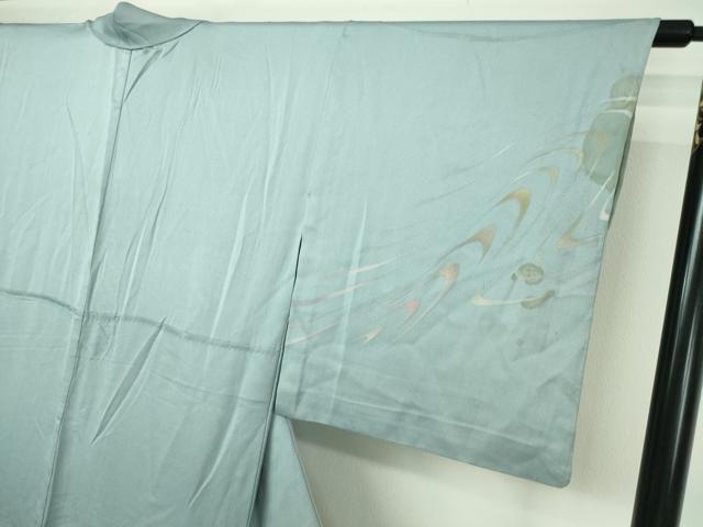 平和屋着物▽訪問着 単衣 手描き 虎 暈し染め 正絹 逸品 DAAV9769sf