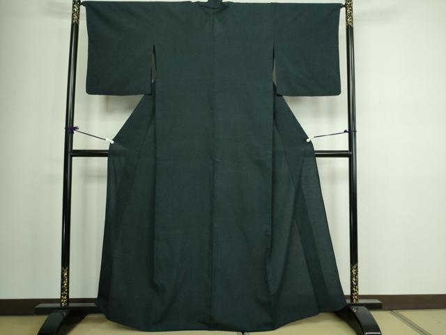 平和屋着物▽本塩沢 単衣 加絣 正絹 逸品 DAAV9932sf