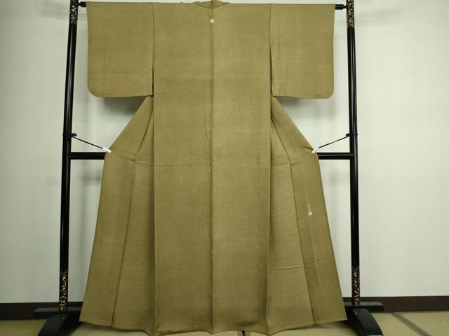 平和屋着物▽江戸小紋 単衣 鮫小紋柄 池田深光作 正絹 逸品 DAAV9943sf