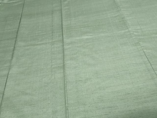 平和屋着物▽上質な紬 単衣 豆がら茶色 正絹 逸品 DAAV9958sf