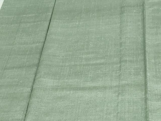 平和屋着物▽上質な紬 単衣 豆がら茶色 正絹 逸品 DAAV9958sf