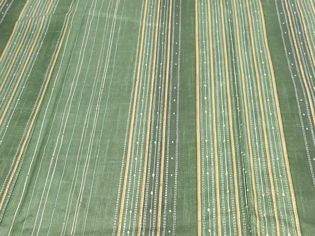 平和屋着物▽上質な紬 単衣 間道 正絹 逸品 DAAV9961sf