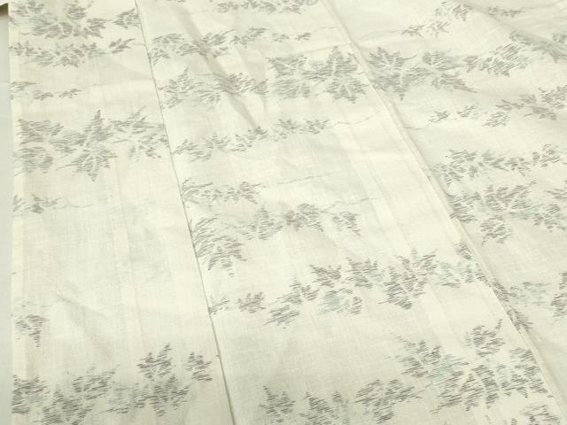 平和屋着物*夏物 小紋 草花 DAAW0282op