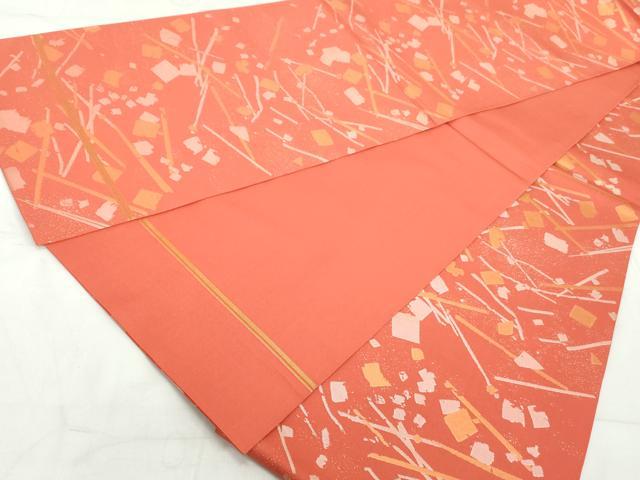 平和屋着物◎織物一筋名門 織悦 全通柄 本袋帯 箔散らし 金糸 正絹 逸品 DAAW1165qa