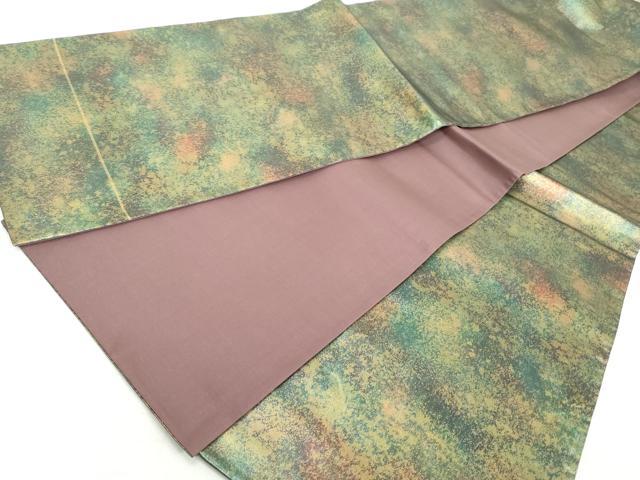 平和屋着物◎全通柄袋帯 霞文 正絹 逸品 DAAW1166qa