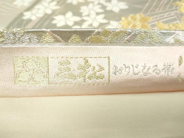 平和屋着物◎六通柄袋帯 唐織 源氏物語 金銀糸 正絹 逸品 DAAW1337qa