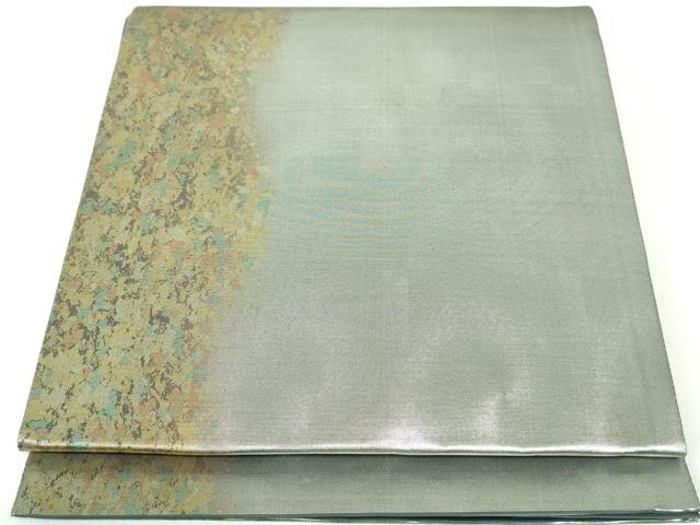 平和屋着物◎六通柄袋帯 霞文 引箔 正絹 逸品 DAAW1351qa
