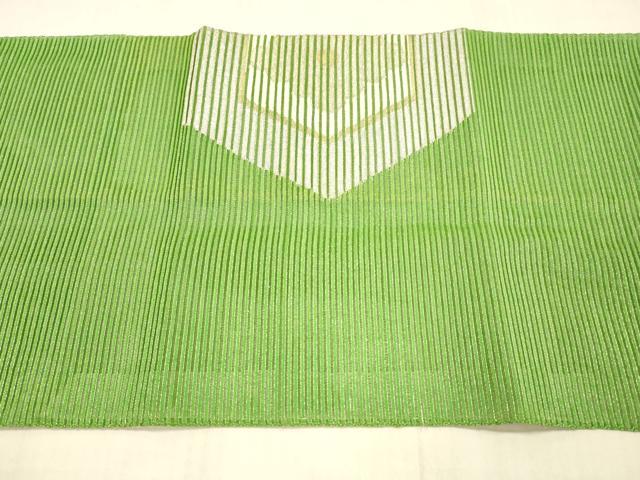 平和屋着物*夏物 絽綴れ 八寸名古屋帯 亀甲花文 金銀糸 正絹 逸品 DAAW1722cm