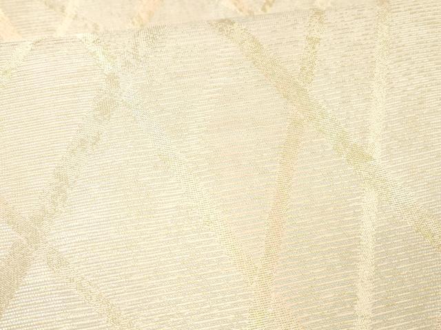 平和屋着物*夏物 六通柄袋帯 抽象文様 金銀糸 正絹 逸品 DAAW1747cm
