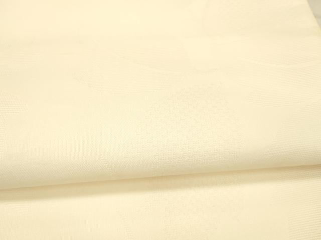 平和屋着物*夏物 六通柄袋帯 草葉文 薄卵色 正絹 逸品 DAAW1762cm