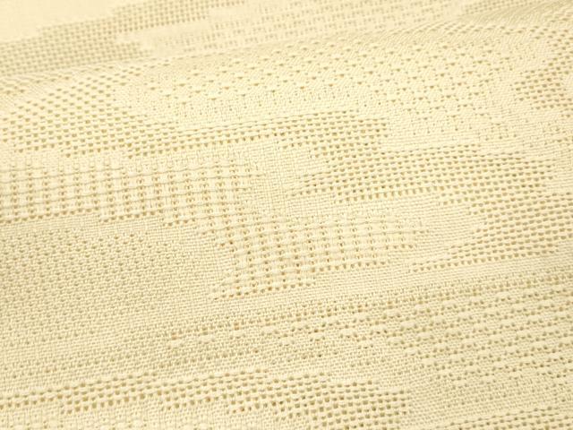 平和屋着物*夏物 八寸名古屋帯 霞文 正絹 逸品 DAAW1929cm