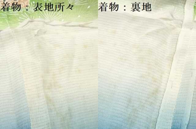平和屋着物*夏物 お宮参り 男の子 祝着 産着 初着 のしめ 絽 刺繍 鳶 松文 暈し染め 銀糸 逸品 DAAW2919ma