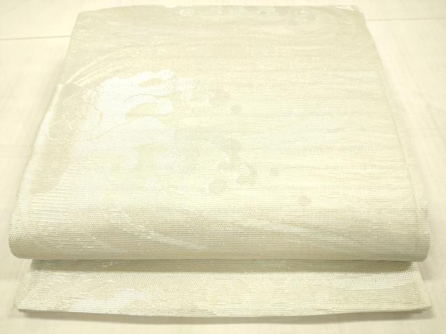 平和屋着物*夏物 六通柄袋帯 立波文 金銀糸 正絹 逸品 DAAW4142cm