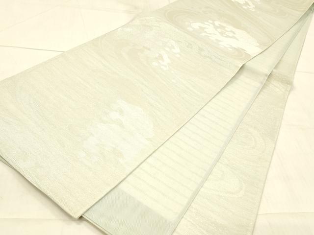 平和屋着物*夏物 六通柄袋帯 立波文 金銀糸 正絹 逸品 DAAW4142cm