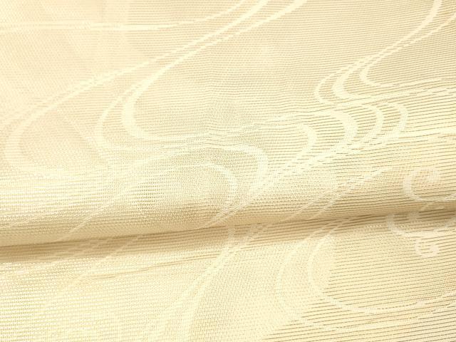 平和屋着物*夏物 六通柄袋帯 流水文 金銀糸 正絹 逸品 DAAW4143cm