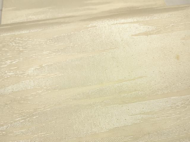 平和屋着物*夏物 全通柄袋帯 抽象文様 銀糸 正絹 逸品 DAAW4227cm