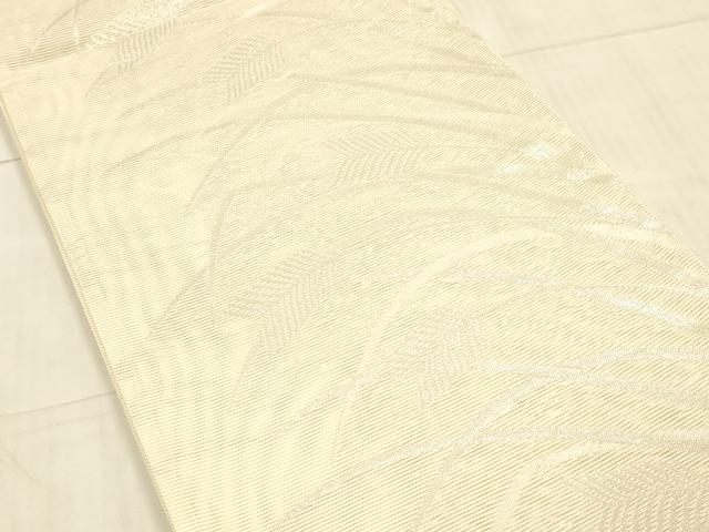 平和屋着物*夏物 六通柄袋帯 草葉文 銀糸 正絹 逸品 DAAW4249cm
