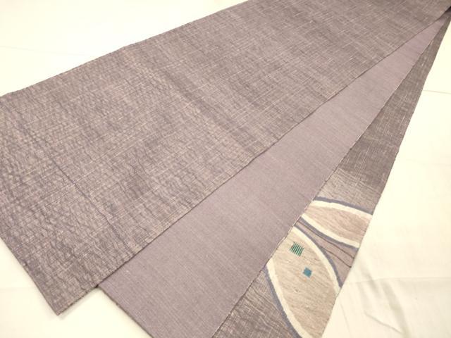 平和屋着物▽太鼓柄袋帯 スリーシーズン 春夏秋 すくい織 抽象文様 正絹 逸品 DAAW4351cm