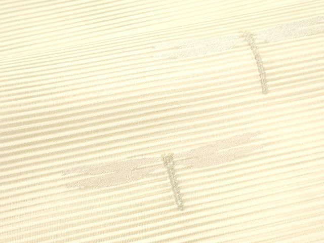 平和屋着物*夏物 絽綴れ 八寸名古屋帯 蜻蛉 銀糸 正絹 逸品 DAAW4486cm