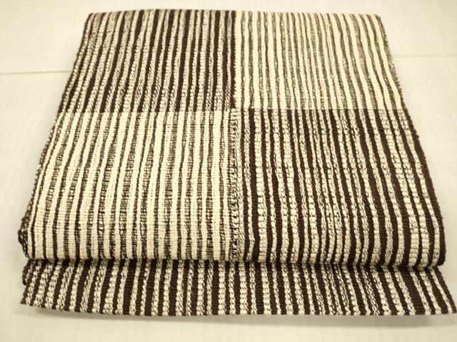 平和屋着物*夏物 八寸名古屋帯 抽象文様 正絹 逸品 DAAW4492cm