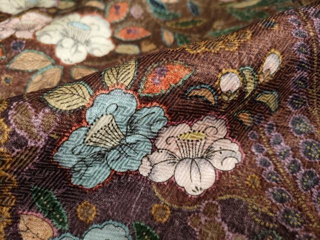 平和屋着物●上質な小紋 辻が花 正絹 逸品 DAAW5014ud