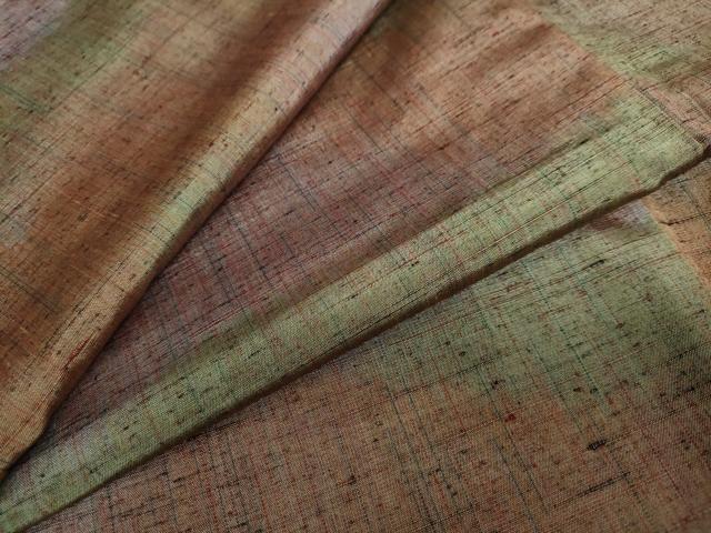 平和屋着物●上質な紬 霞文 正絹 逸品 未使用 DAAW5149ud