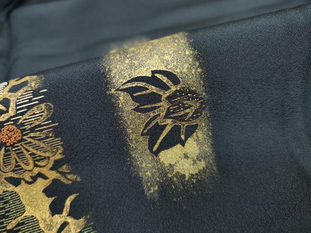 平和屋着物●訪問着 竹屋町刺繍 短冊草花文 金彩 高島屋金ラベル 正絹 逸品 DAAW5226ud