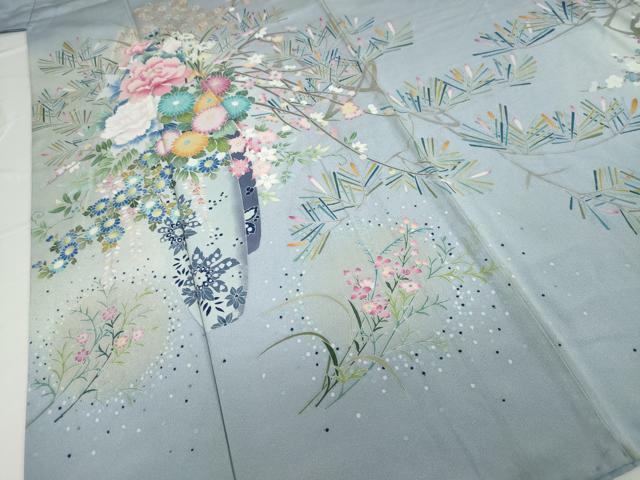 平和屋着物●豪華色留袖 飾花文 暈し染め ますいわ屋扱い 正絹 逸品 DAAW5263ud